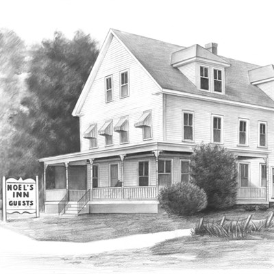 Hand Drawn Pencil Sketch House Portrait from A Photo - myDaVinci